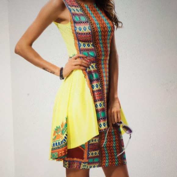 African Dashiki Midi Dress - Picture 4 of 7